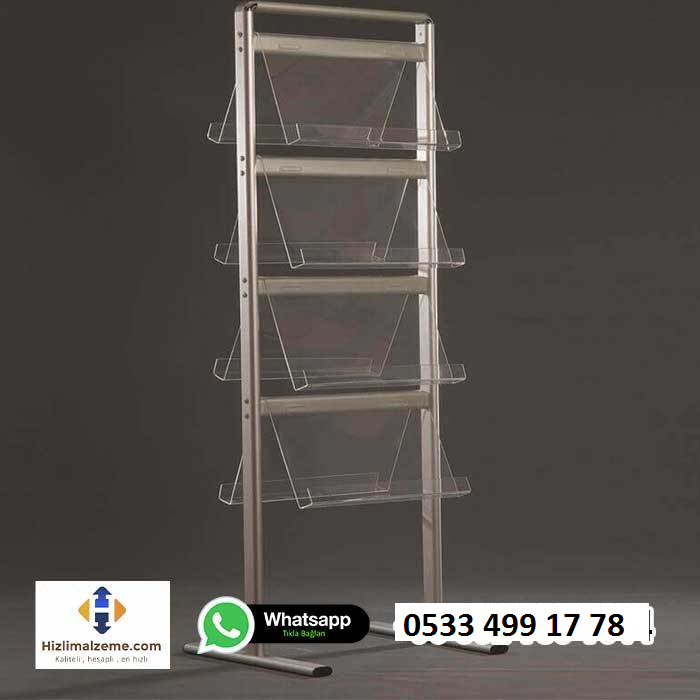 Broşür set - 4 Akrilik Raflı